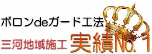 当社がボロンdeガード工法で三河地域施工実績№１になりました